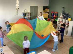 Parachute en maternelle