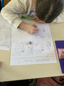 Projet BD : étape du crayonnage